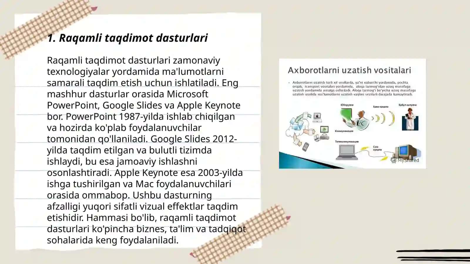 Raqamli taqdimot dasturlari 3
