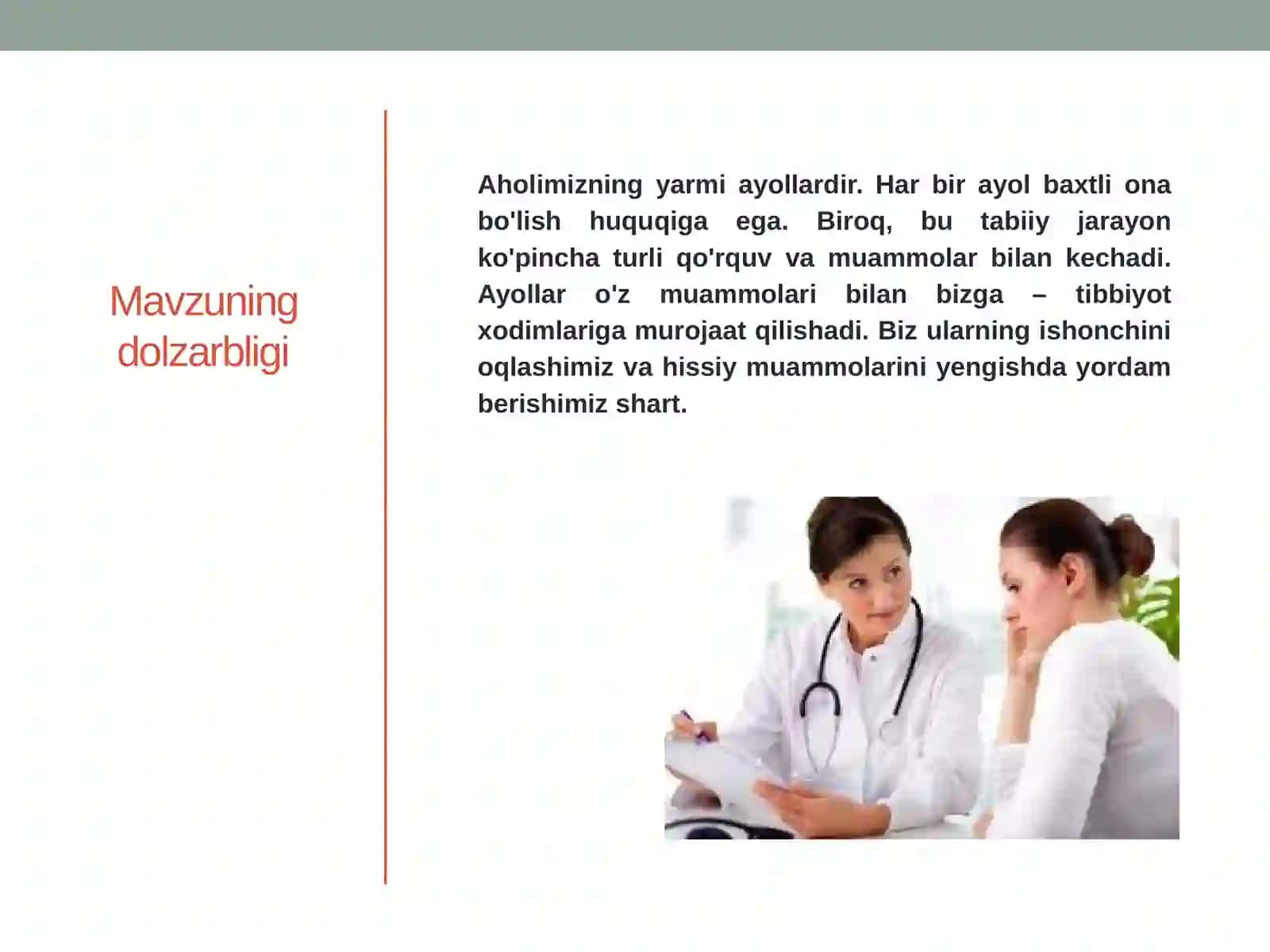 Homilador ayollarga psixologik yordam ko'rsatish 3