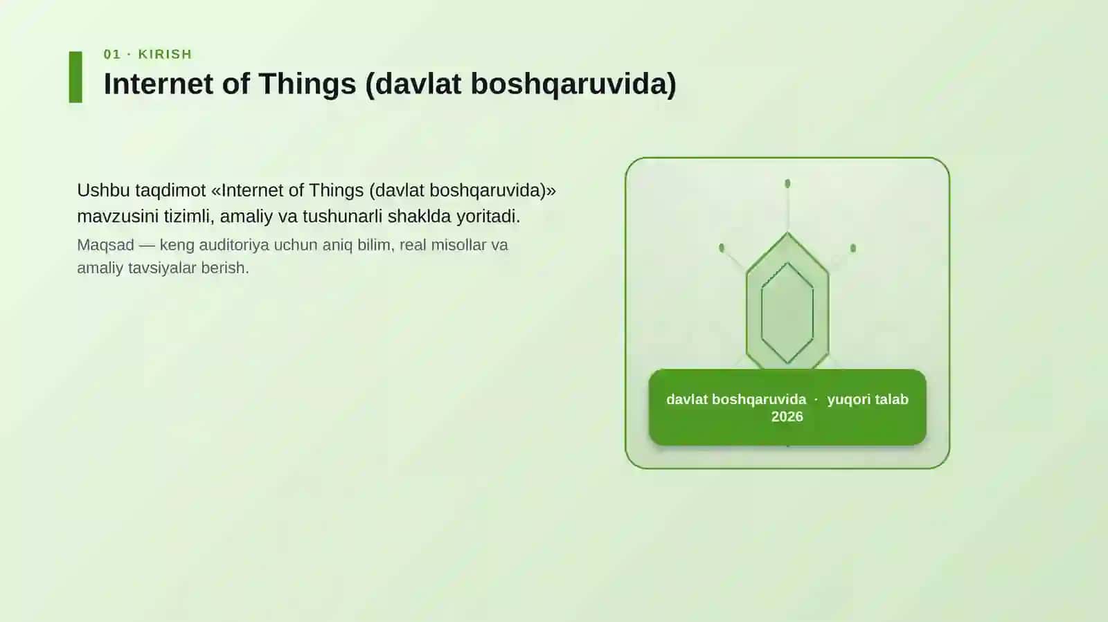 Internet of Things (davlat boshqaruvida) 3
