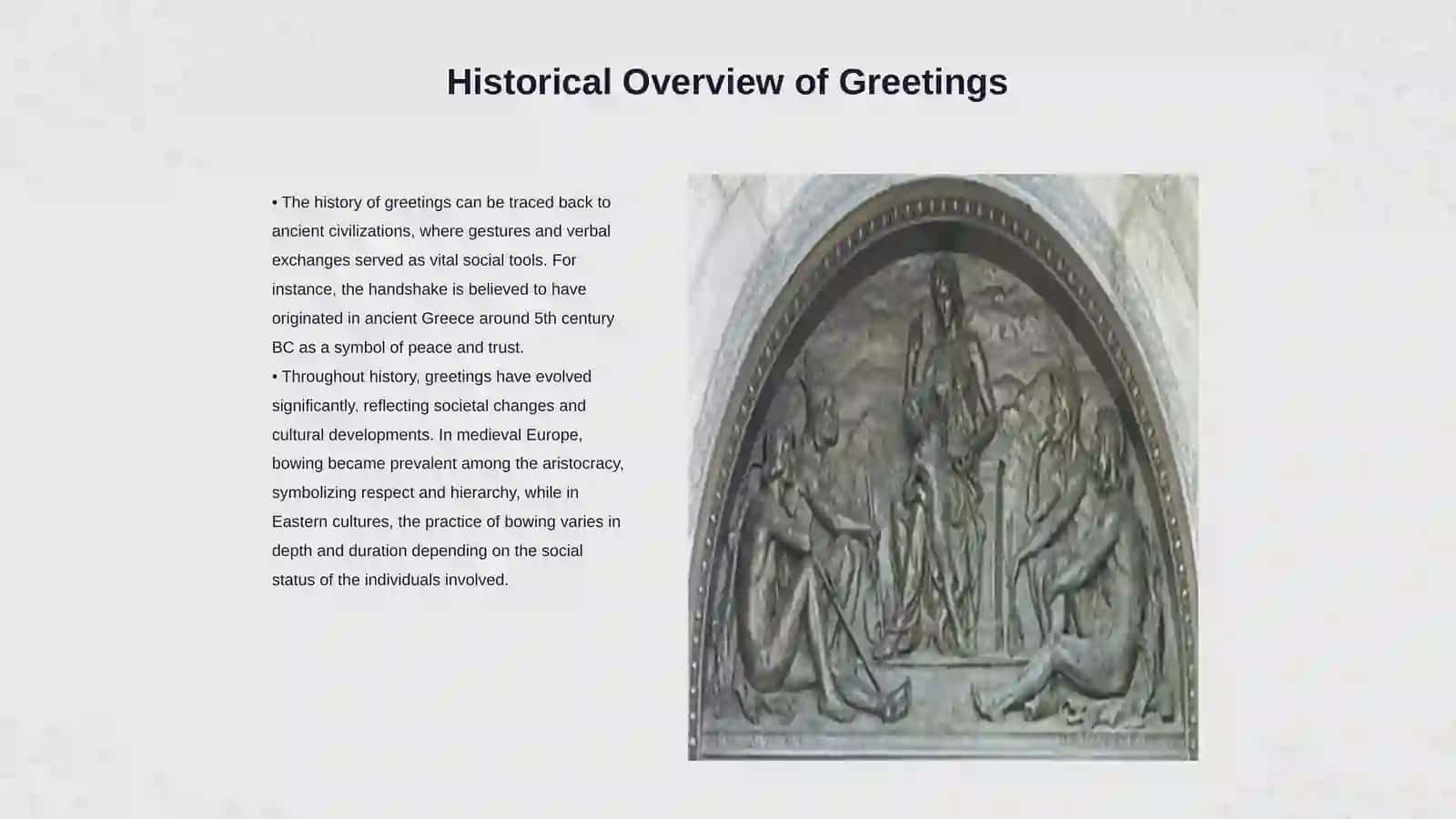 Greeting cultures 3