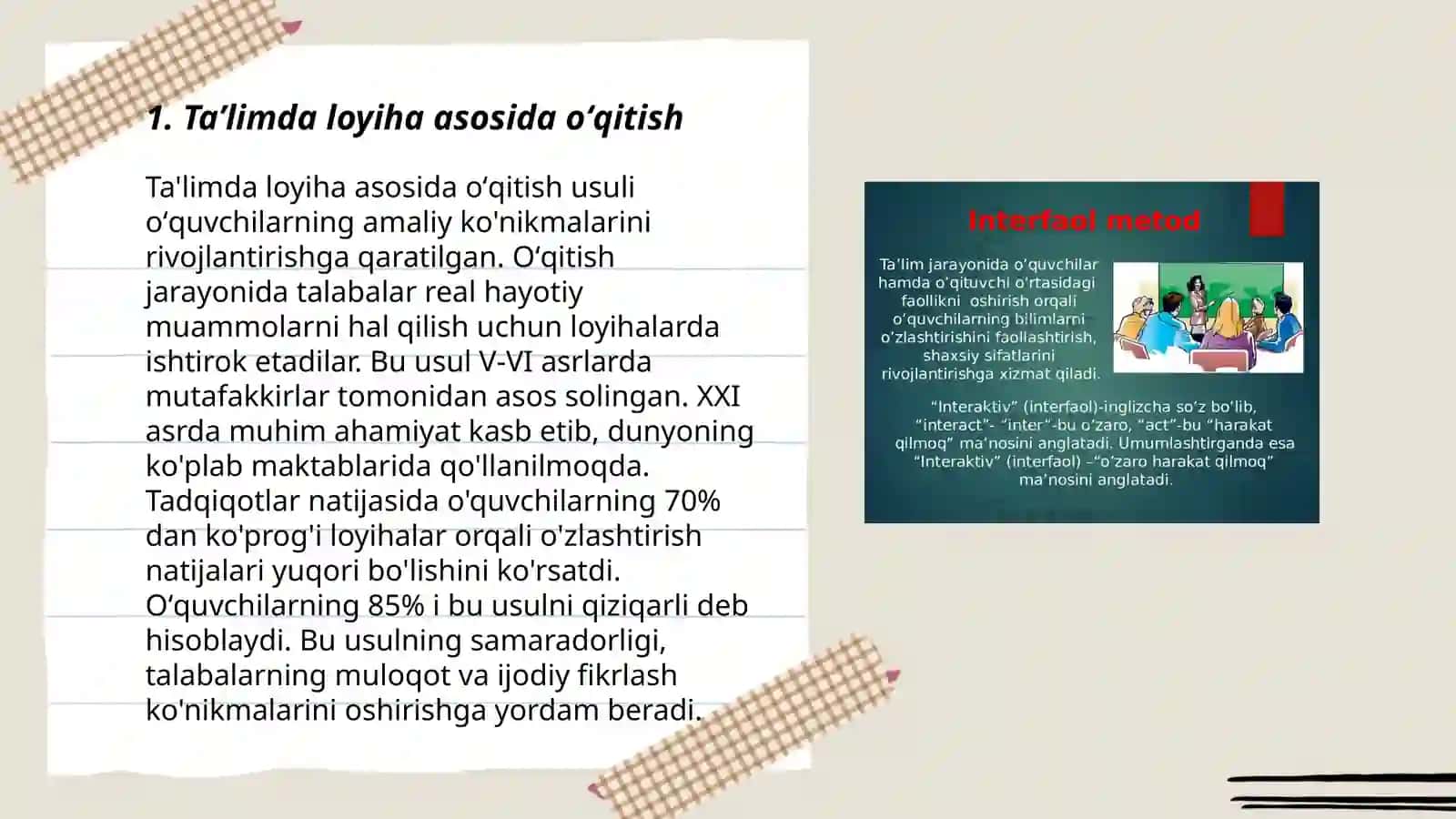 Taʼlimning loyiha texnologiyasi 3