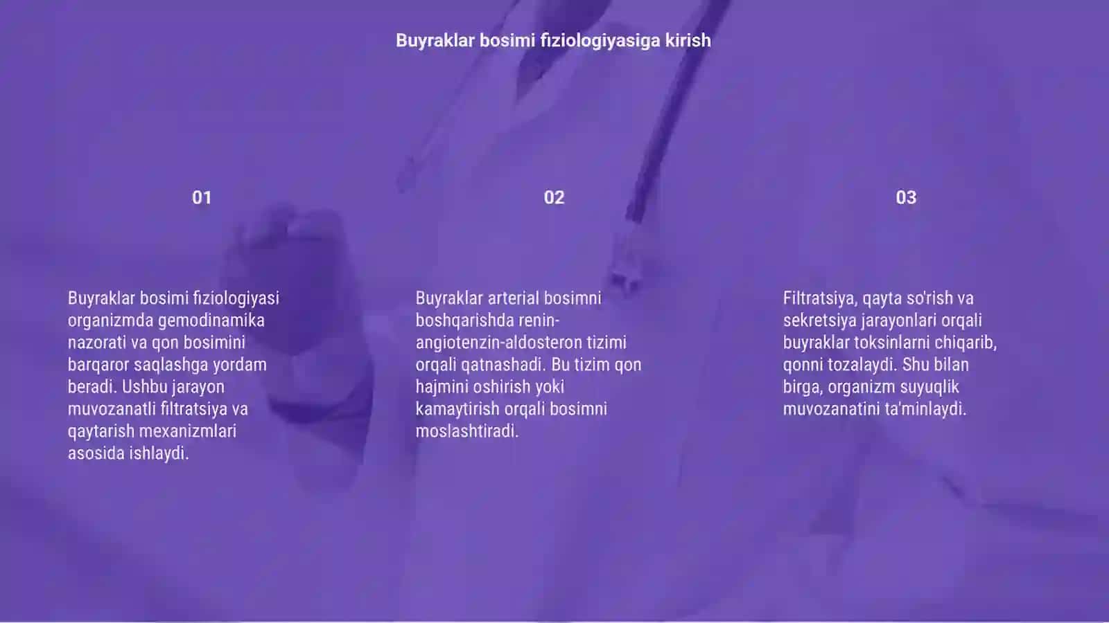 Buyraklar bosimi fiziologiyasi 3