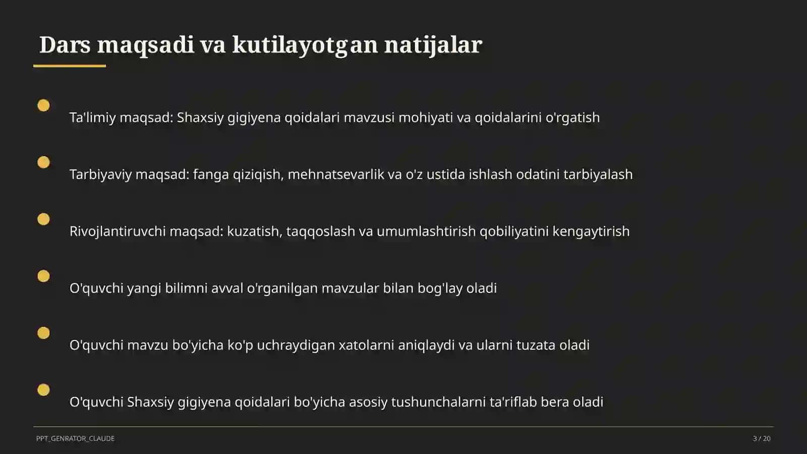 Shaxsiy gigiyena qoidalari (1-sinf) 3