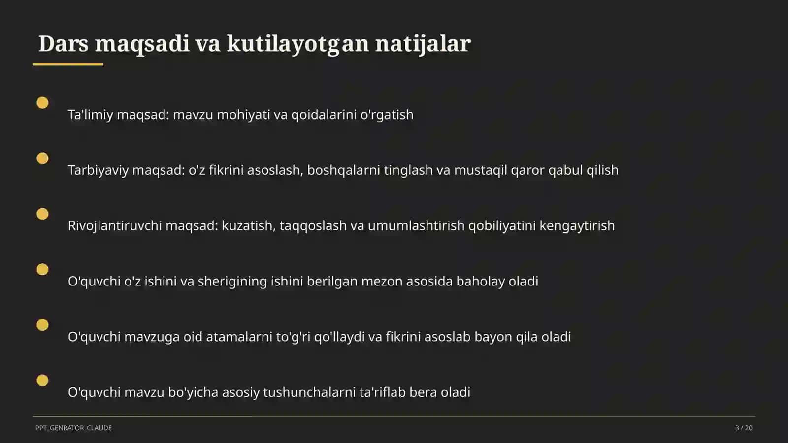 Ochiq ta'lim resurslari (OER) dan foydalanish 3