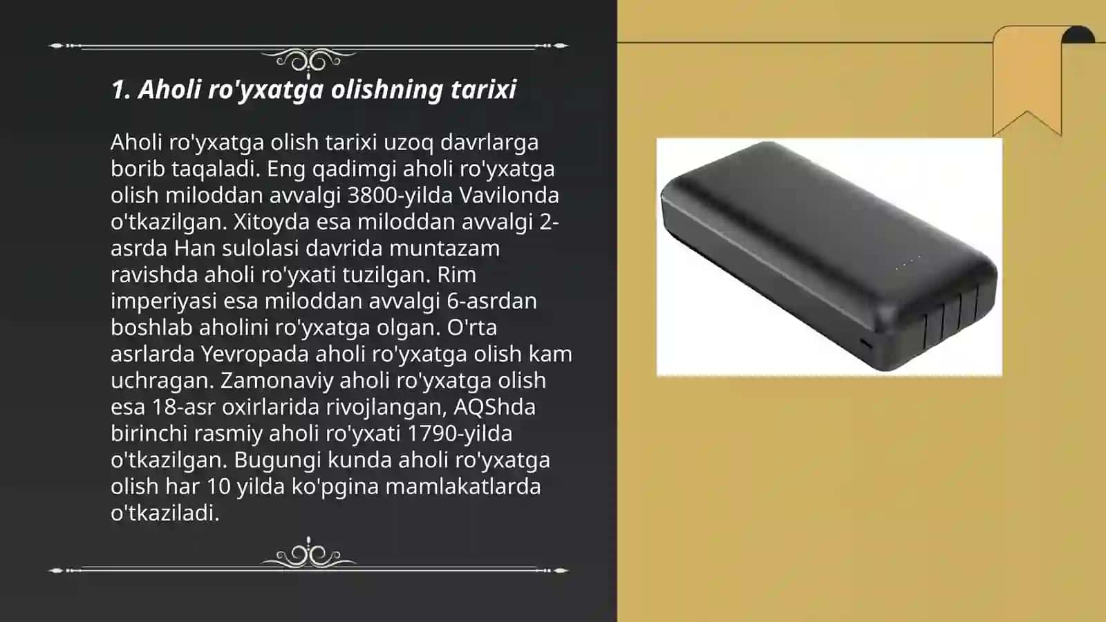 Aholi va uni roʻyxatga olish jarayoni 3