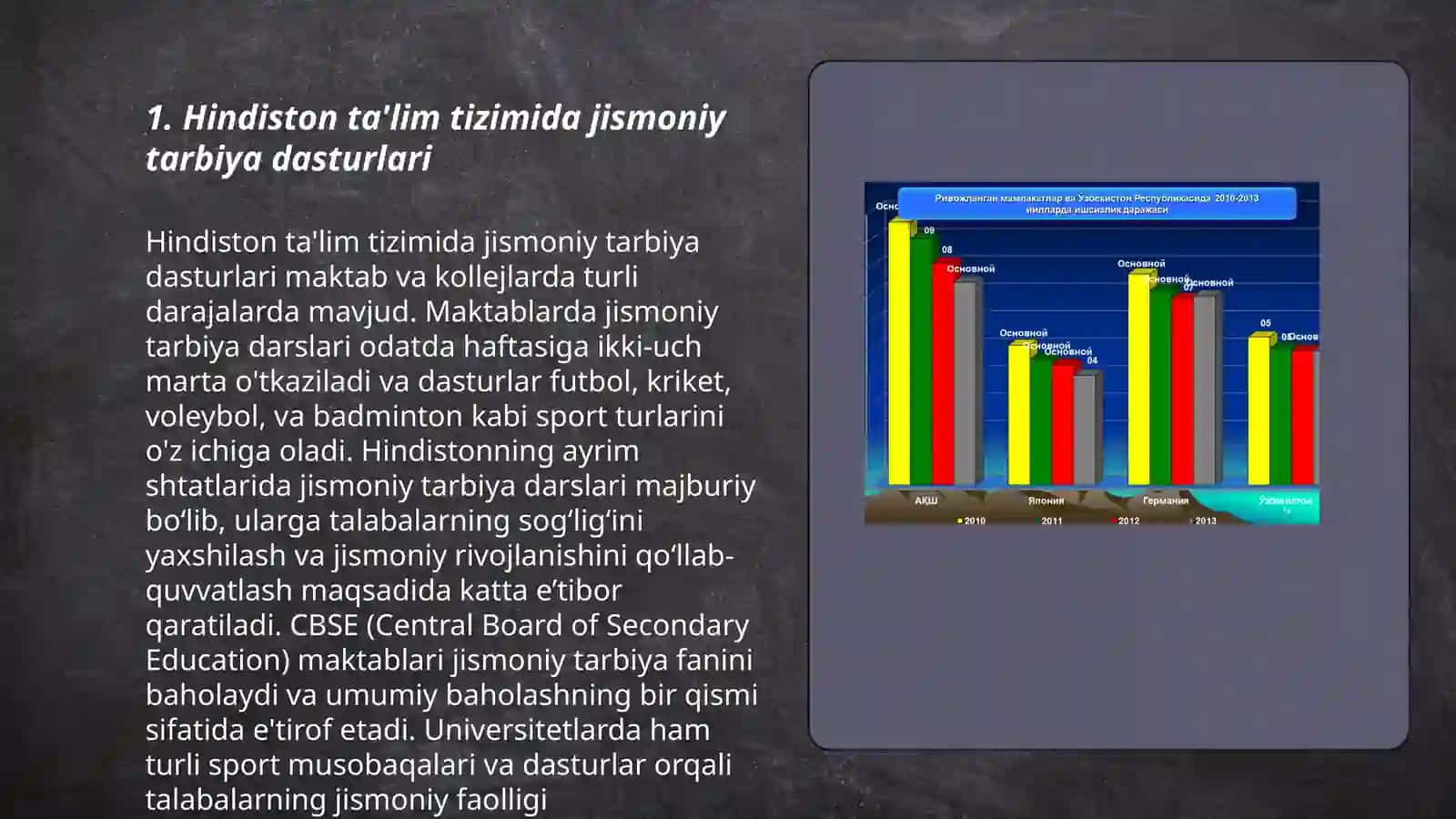 Xorijiy mamlakatlar ta'lim tizimida jismoniy tarbiya (Hindiston, Finlandiya misolida) 3