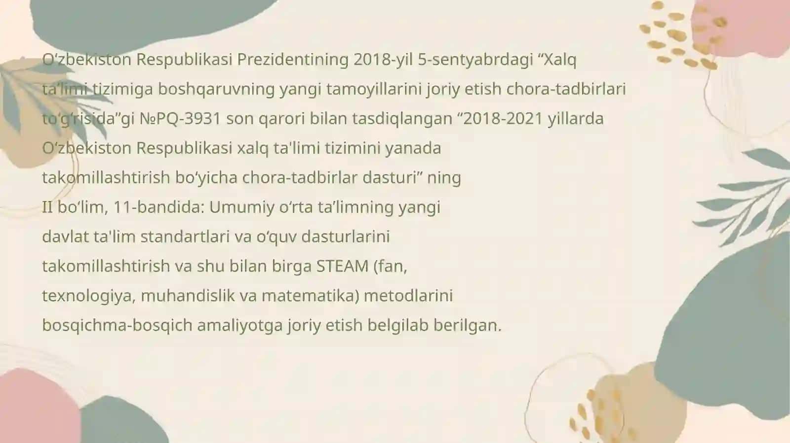 Zamonaviy ta'limning tendensiyalari 3