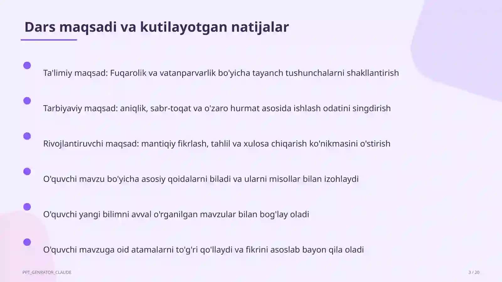 Fuqarolik va vatanparvarlik (8-sinf) 3