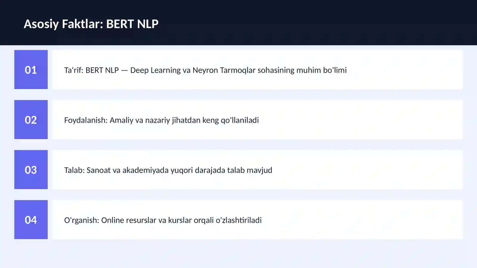 BERT NLP 3