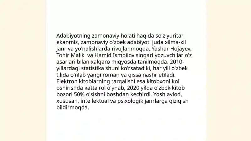 Darslikdagi insho uchun berilgan materiallarni tahlil qilish 3