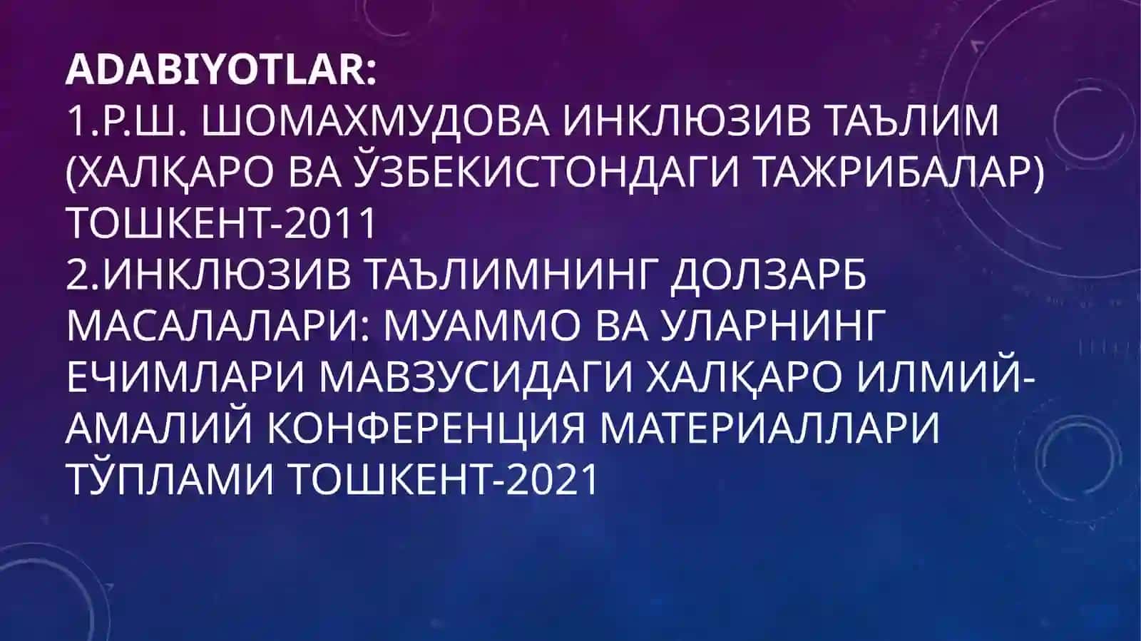 Inklyuziv ta’limga jalb qilish bosqichlarida amalga oshiriladigan ishlar 3