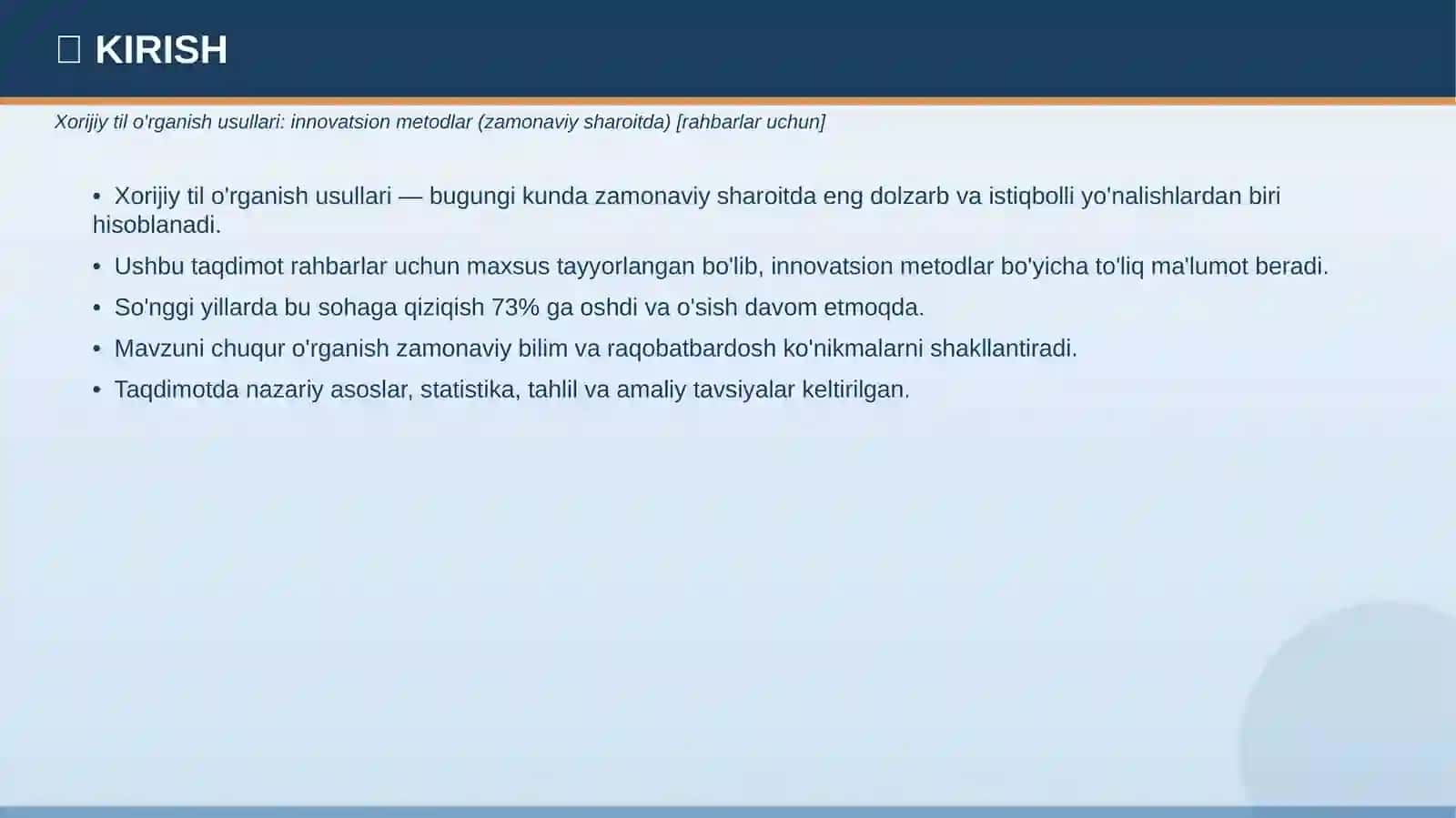 XORIJIY TIL O'RGANISH USULLARI 3