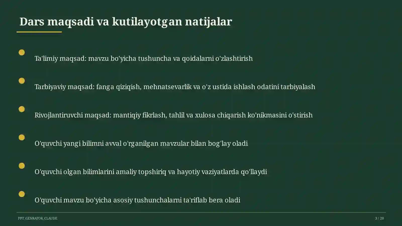 Hosila yordamida funksiyani tekshirish (11-sinf) 3