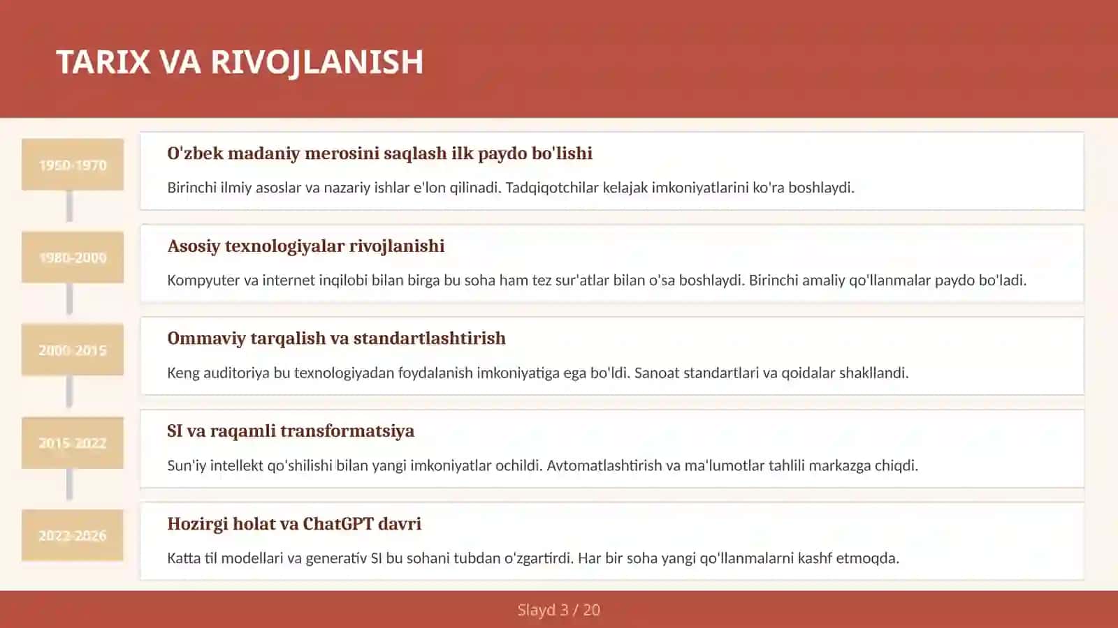 O'ZBEK MADANIY MEROSINI SAQLASH 3