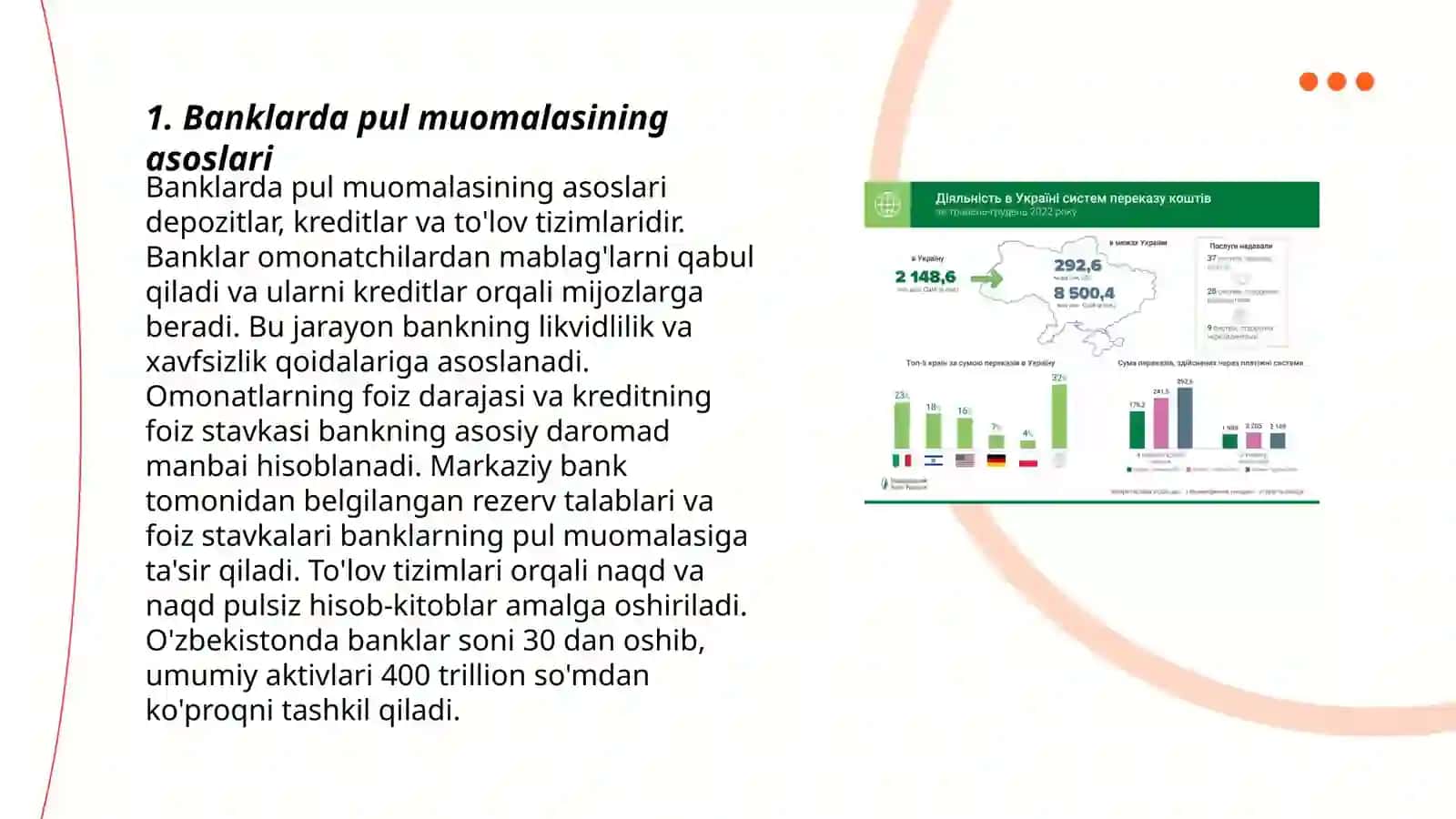 Banklarda pul muomalasini tashkil etish 3