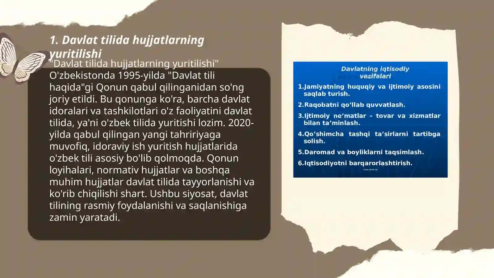 Davlat tilida ish yuritish fanining maqsadi va vazifalari 3