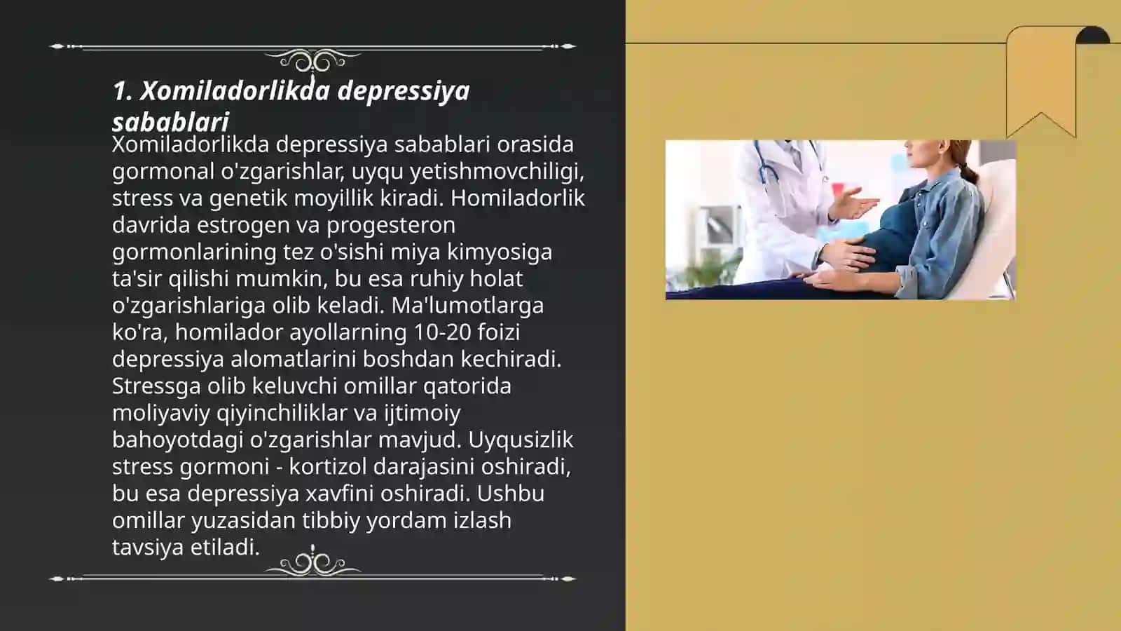 Xomiladorlikda depressiya 3