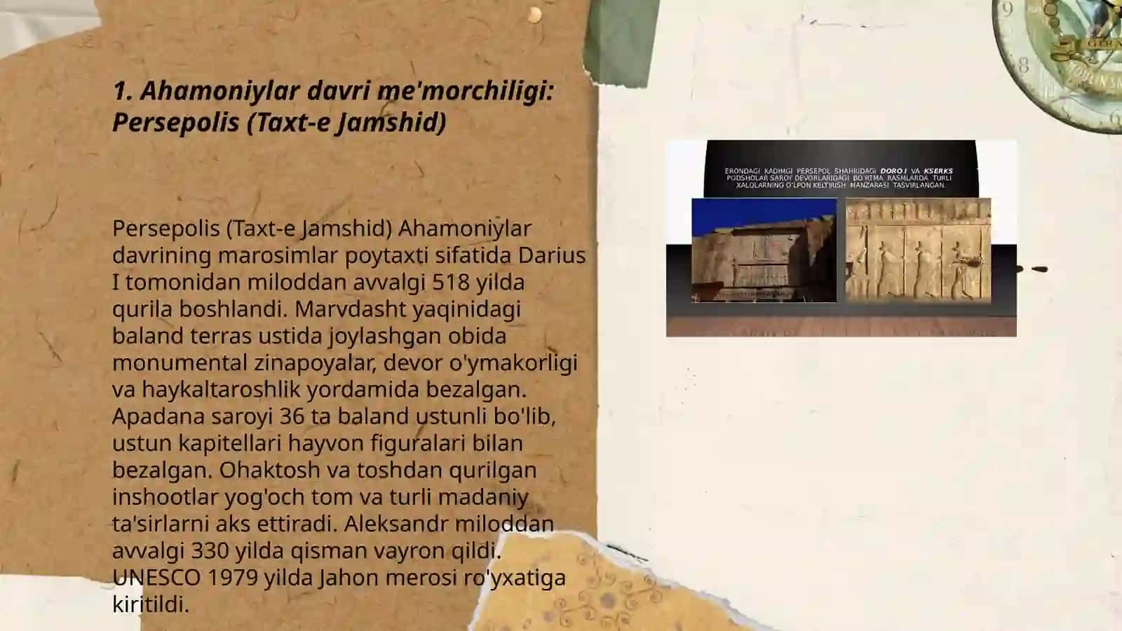 Ahamoniylar davri san'ati 3