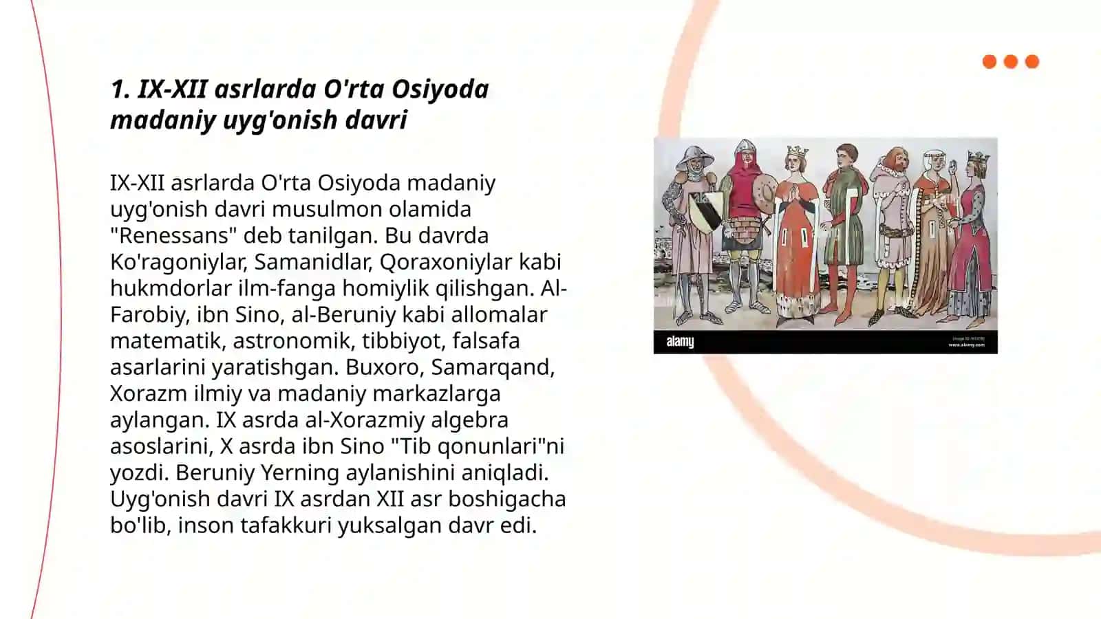 Mamlakatimiz hududida ro’y bergan madaniy uyg’onish (Renessans) 3