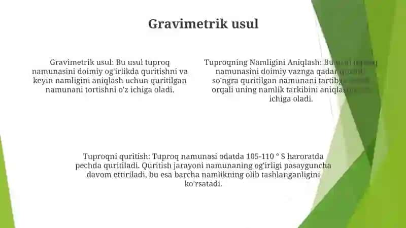 Tuproqning Namligini Aniqlash 3