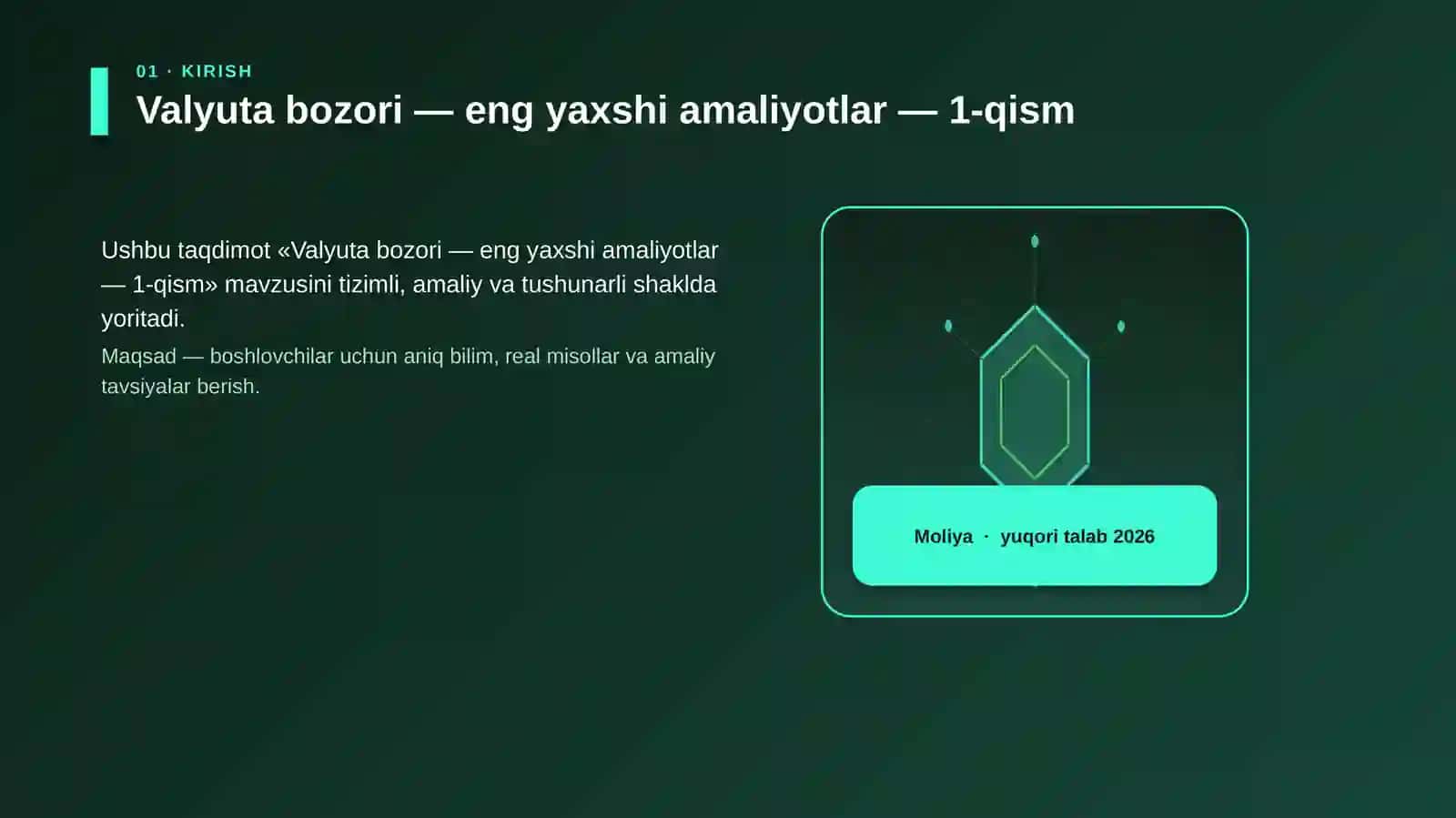 Valyuta bozori — eng yaxshi amaliyotlar — 1-qism 3