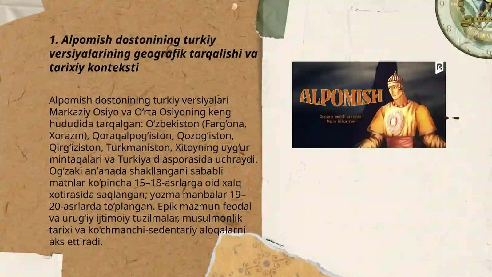 Alpomish dostonining turkiy versiyalari 3
