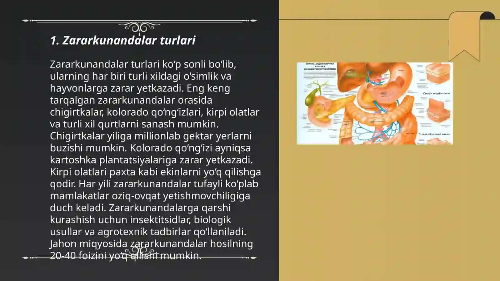 Zararkunandalarning morfologiyasi anatomiyasi fiziologiyasi 3