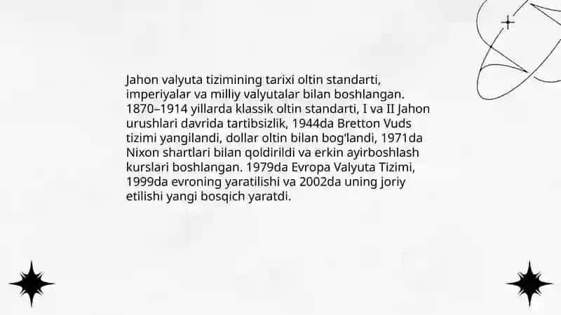 Jahon valyuta tizimi 3
