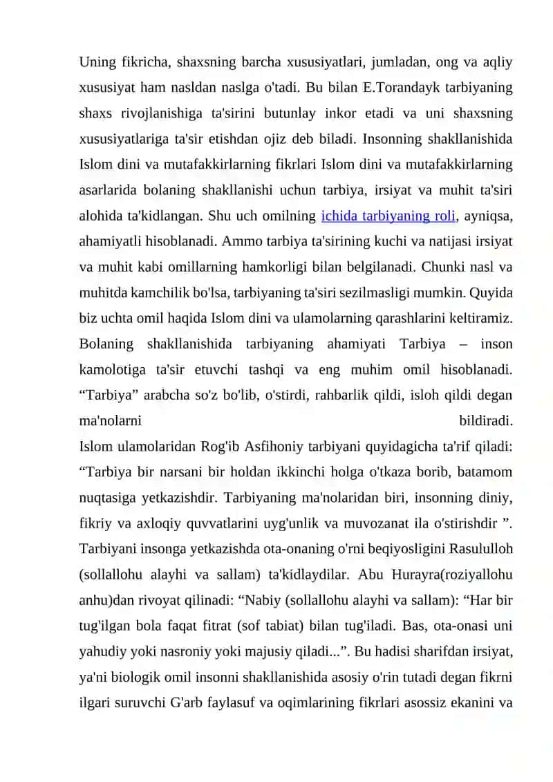 BOLA SHAXSINI RIVOJLANISH OMILLARI 3