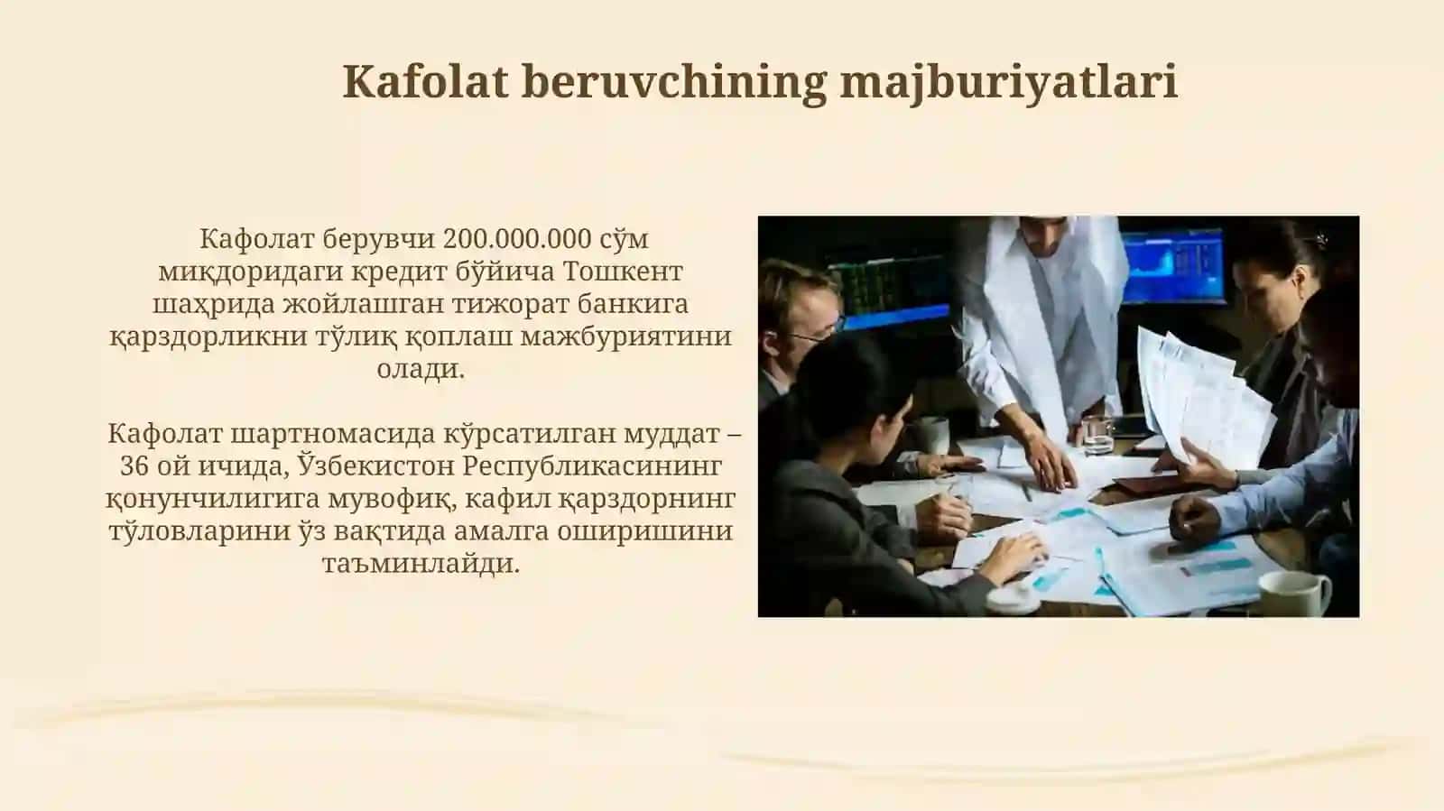 Islom moliyasida kafolat 3