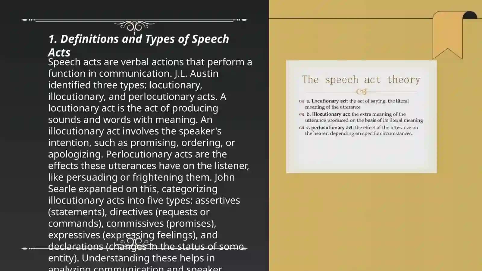 Pragmatics Speech Acts 3