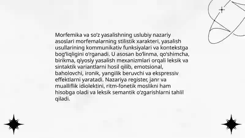 Morfemika va soʻz yasalishining uslubiy vazifasi 3