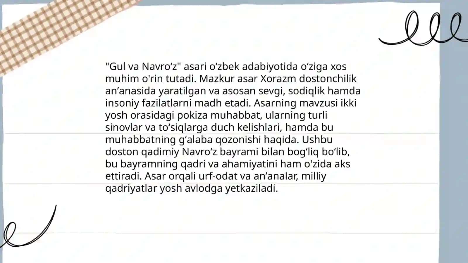 Gul va Navroʻz 3
