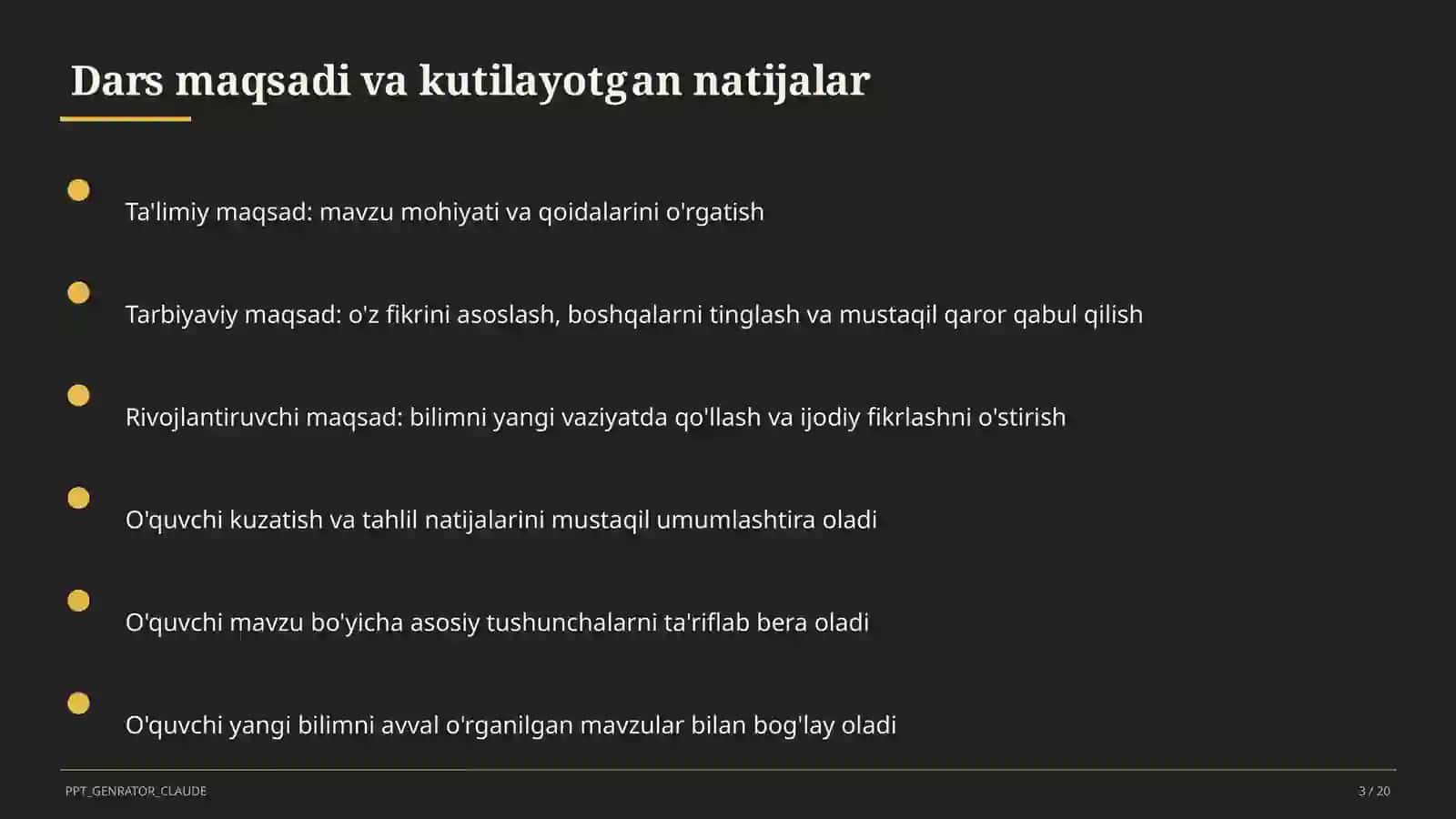 Olamning tuzilishi va kengayishi (11-sinf) 3