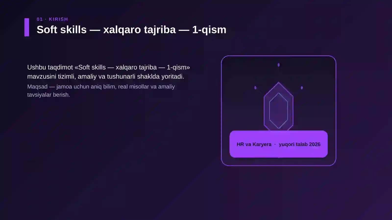 Soft skills — xalqaro tajriba — 1-qism 3
