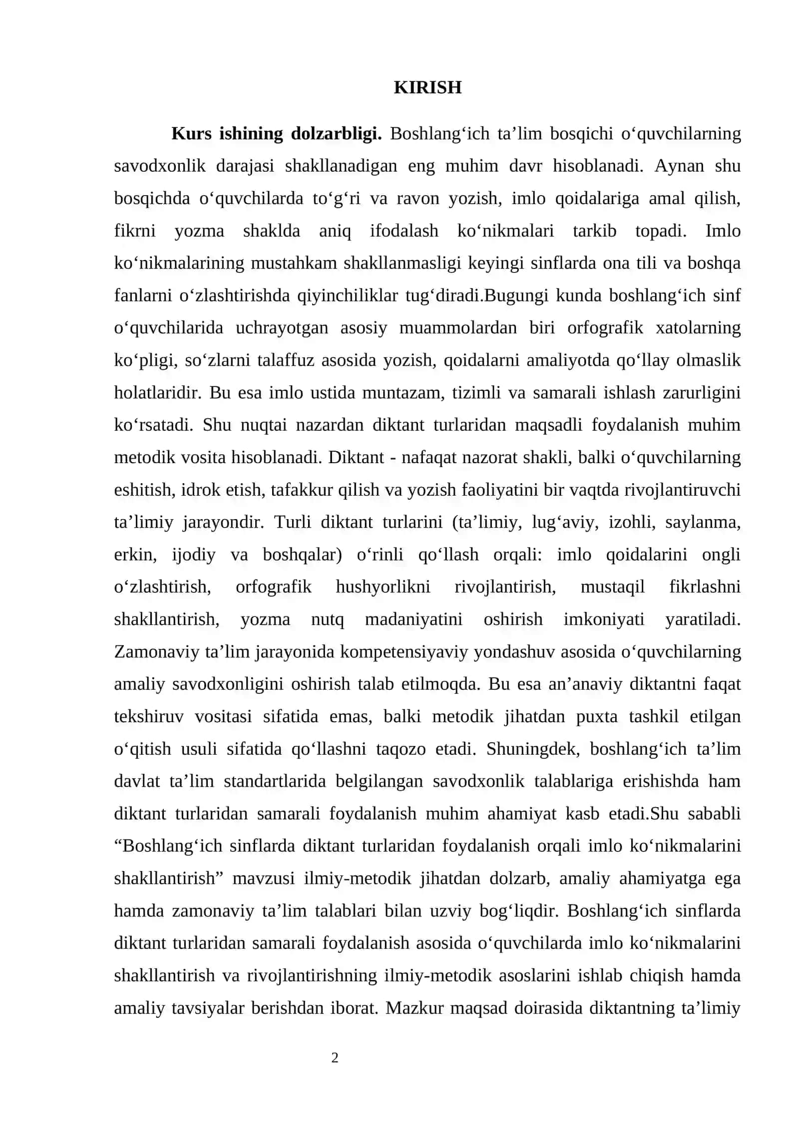 Boshlang‘ich sinflarda diktantlar orqali imlo ko’nikmalarini shakllantirish 3