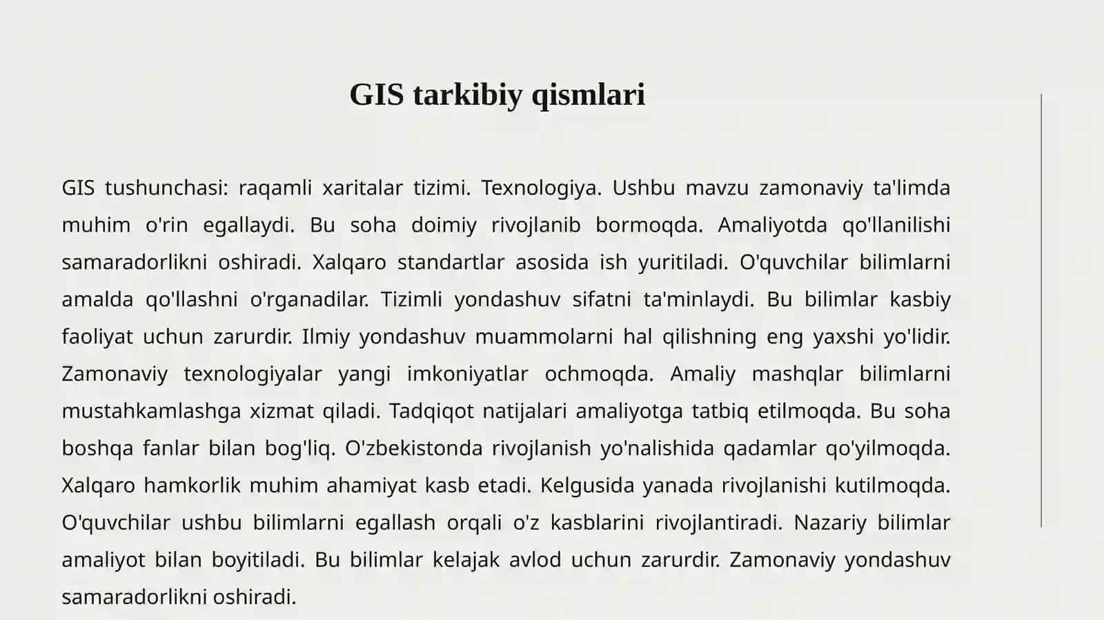 GEOGRAFIK AXBOROT TIZIMLARI 3