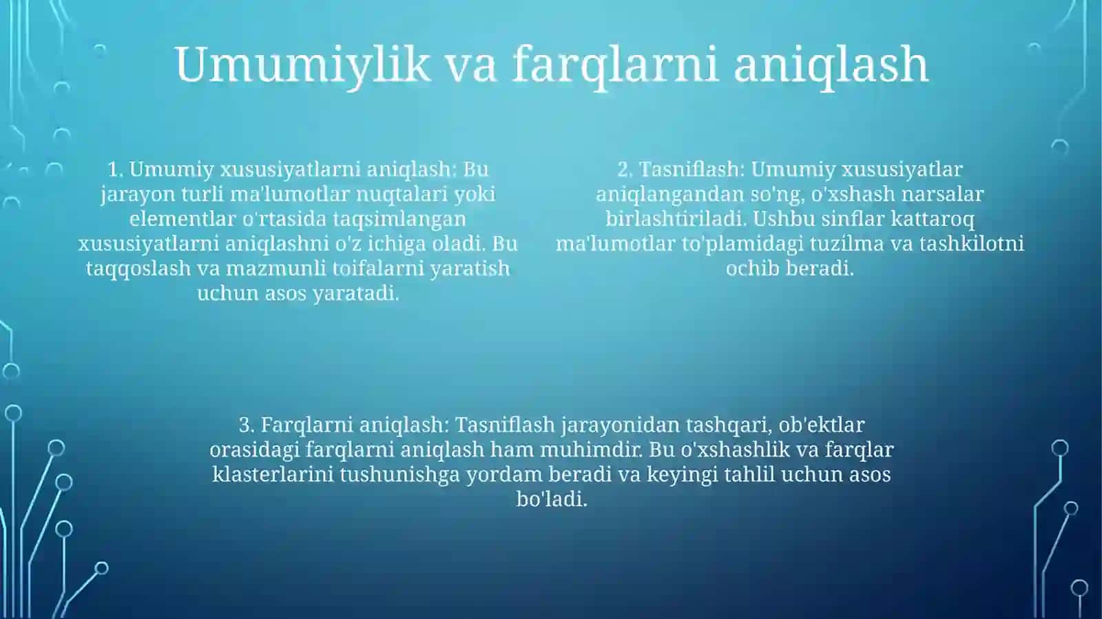 TóplamlarniSinflargaAjratish 3