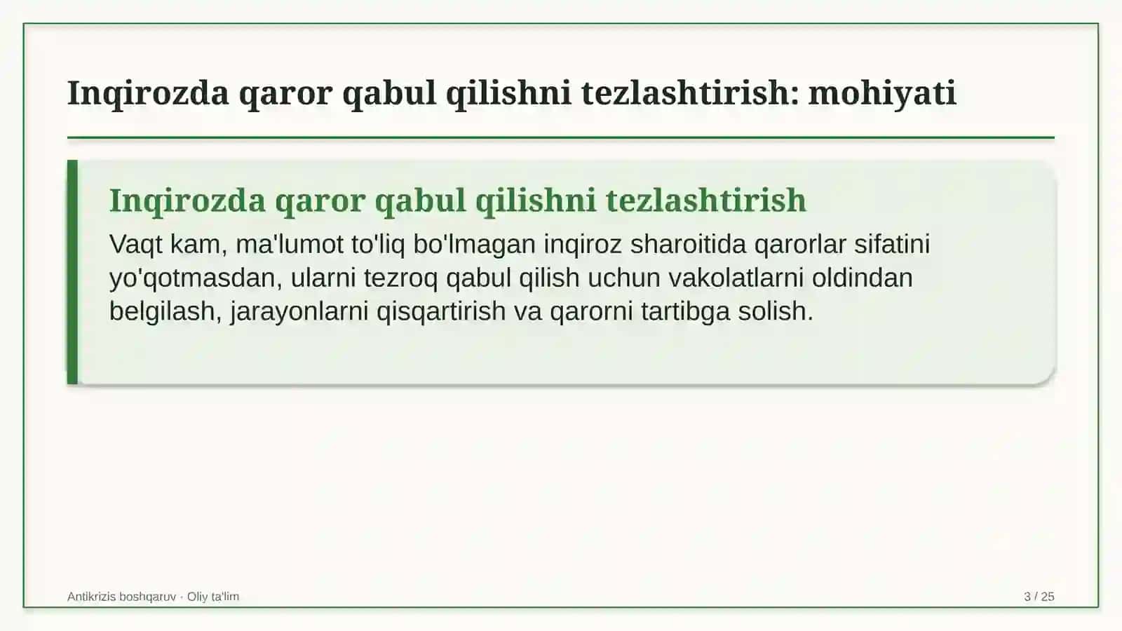 Aviakompaniyalarda inqiroz davrida qarorlar qabul qilishni tezlashtirish 3