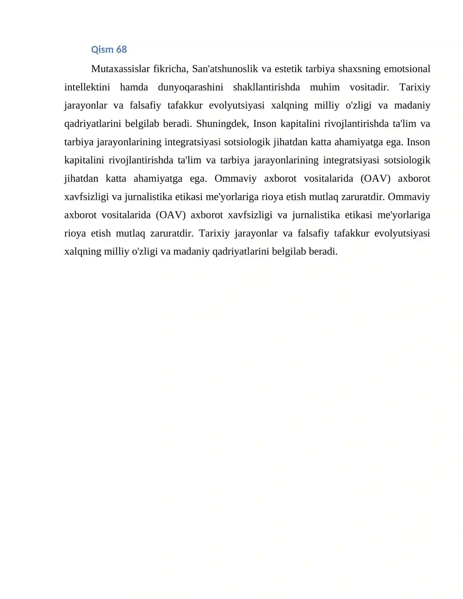 PEDAGOGIKA - AMALIY TOPSHIRIQLAR 3