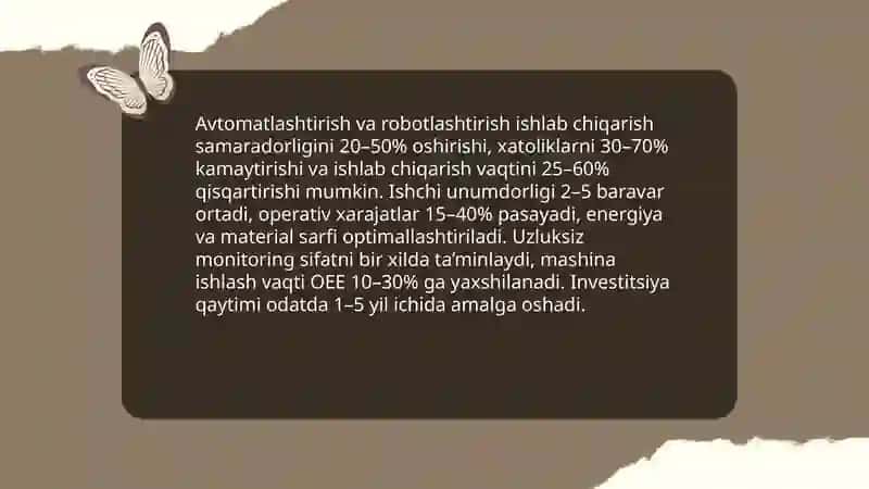 IoT (Internet of Things) texnologiyalarini ishlab chiqarish jarayonlariga tatbiq etish 3