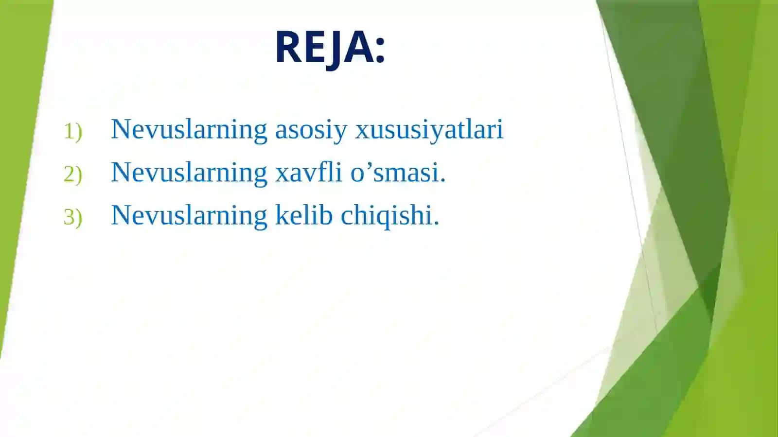 Nevuslarning asosiy xususiyatlari, xavfi, kelib chiqishi va ravishlari haqida ma'lumot 3