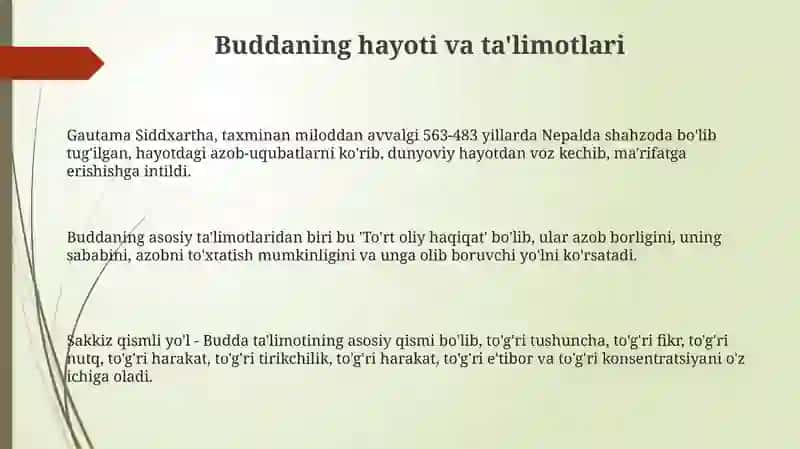 Buddaviylikning tarixi 3