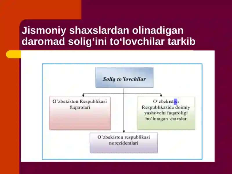 Jismoniy shaxslardan olinadigan daromad solig'i va uni undirish tartibi 3