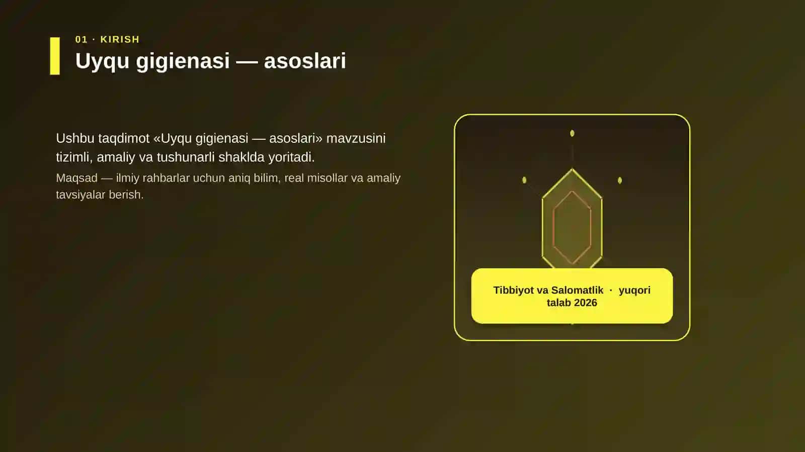 Uyqu gigienasi — asoslari 3