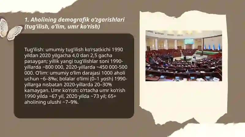 Aholining demografik o‘zgarishlari 3