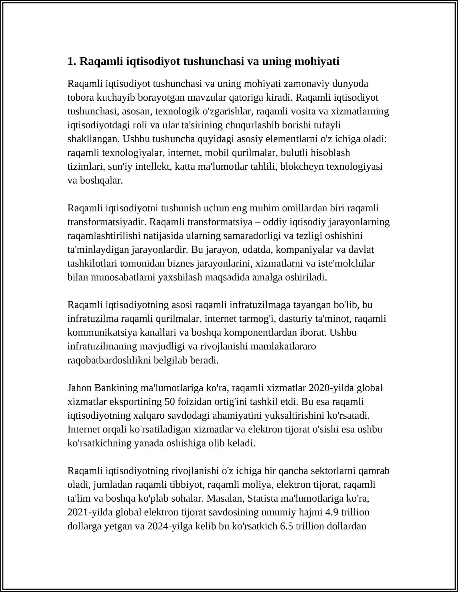 IQTISODIYOTNI RIVOJLANTIRISHDA RAQAMLI IQTISODIYOTNING ROʻLI 3