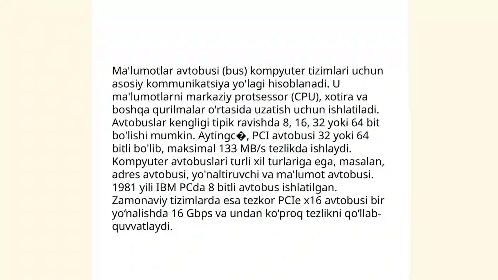 Ma'lumotlar avtobusi 3