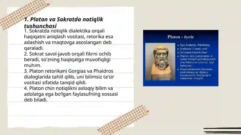 Platon, Suqrot asarlarida notiqlik masalasi talqini 3