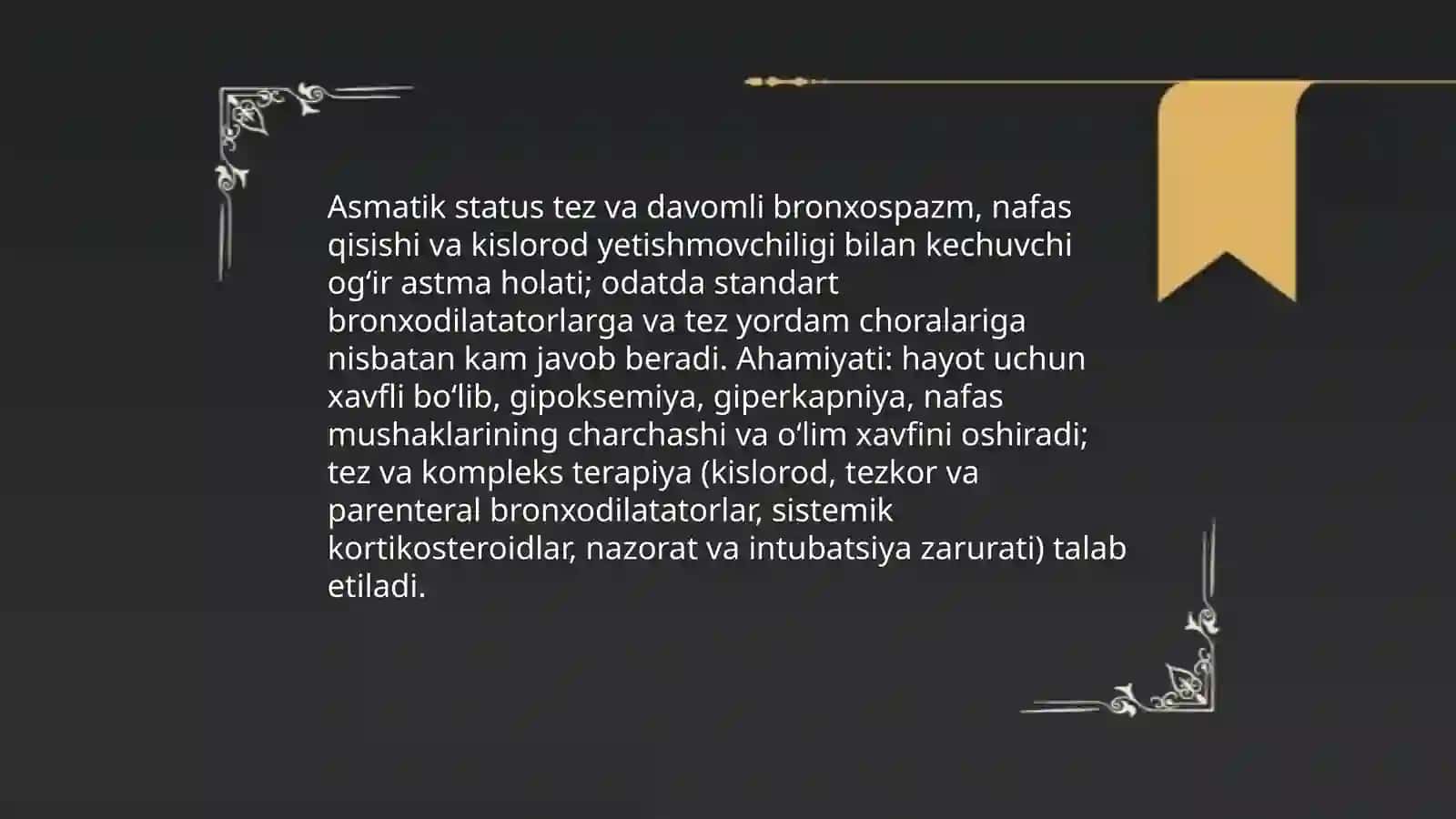 Asmatik status 3